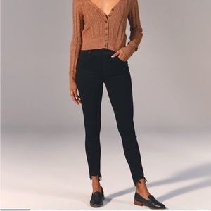 Abercrombie high rise super skinny ankle jean (Curve Love)